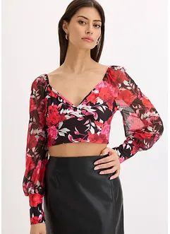 Top manches longues, cropped, bonprix