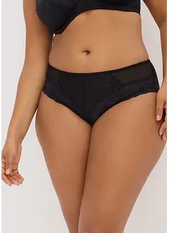 Lot de 2 slips Maxi avec dentelle, bonprix