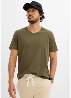Lot de 3 T-shirts col V, bonprix