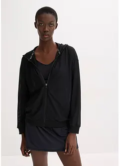 Veste de sport transparente en mesh, oversize, bonprix