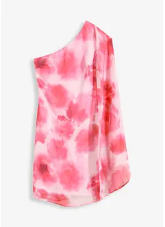 One-Shoulder-Kleid aus feinem Chiffon, bonprix
