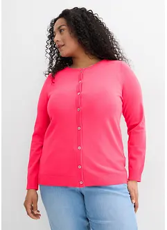 Strickjacke, Rundhals, bonprix