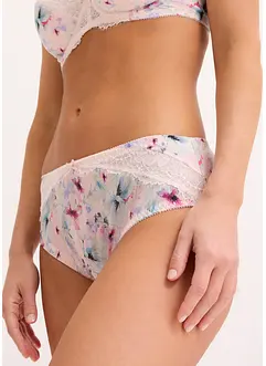 Lot de 2 slips Maxi à imprimé brillant, bonprix