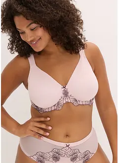 Soutien-gorge minimiseur à broderies, bonprix