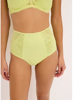 Slip taille haute avec dentelle, bonprix