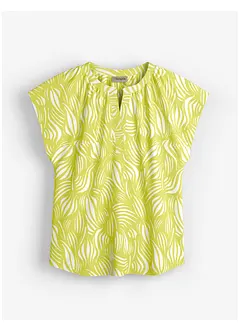 Henleyshirt aus softem Viskose-Mix, bonprix