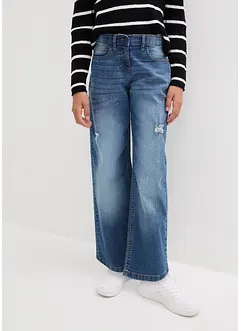 Wide-Leg-Jeans Mid Waist, bonprix