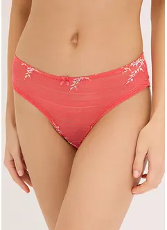 Lot de 2 slips brésiliens à dentelle multicolore, bonprix