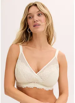 Soutien-gorge minimiseur sans armatures avec une dentelle délicate, bonprix