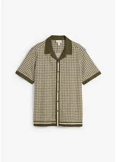 Chemise manches courtes en lin majoritaire, bonprix