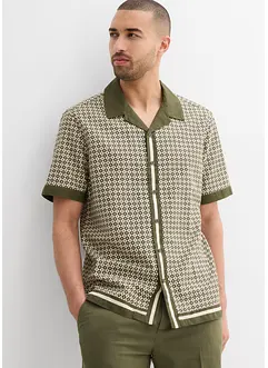 Chemise manches courtes en lin majoritaire, bonprix