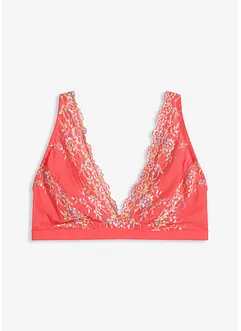 Bralette ohne Bügel mit mehrfarbiger Spitze, bonprix