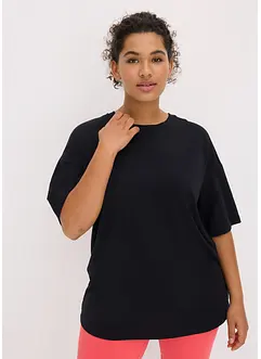 T-shirt de sport oversize avec coton, séchage rapide, bonprix
