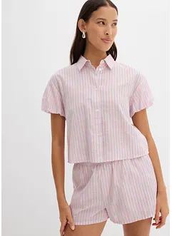 Blouse à manches courtes 100% coton, bonprix