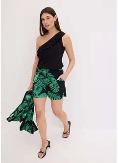 Short imprimé en viscose fluide, bonprix