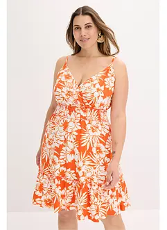 bedrucktes Trägerkleid aus softem Viskose-Mix, bonprix