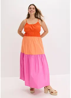 Robe à fines bretelles 100% coton, bonprix