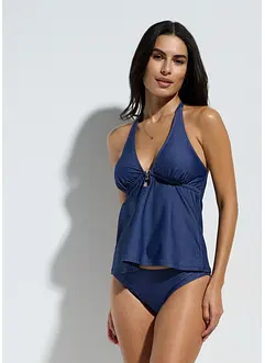 Tankini (ens. 2 pces) aspect jean, bonprix