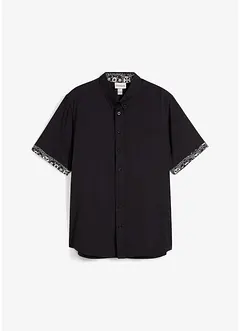 Chemise manches courtes en viscose, slim, bonprix