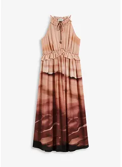 Robe imprimée en crêpe, bonprix