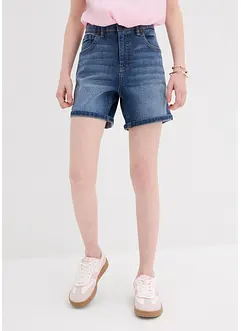Bermuda en jean, taille mi-haute, bonprix