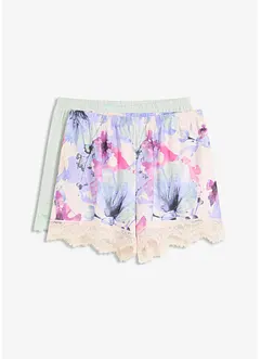 Schlafshorts (2er Pack) aus softem Viskose-Mix, bonprix