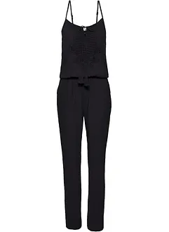 Jumpsuit aus strukturierter Viskose, bonprix