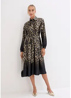 Robe-chemise en satin, bonprix