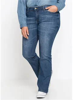 Bootcut-Jeans Mid Waist, Komfort-Stretch, bonprix