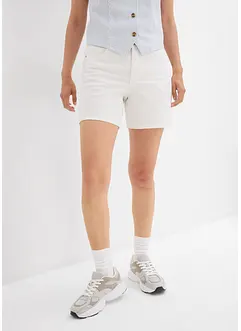 Jeans-Bermuda Mid Waist, Low Stretch, bonprix