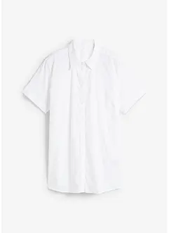 Stretch-Kurzarmbluse aus Baumwollmix, bonprix