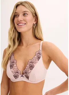 Soutien-gorge à coques brodées, bonprix