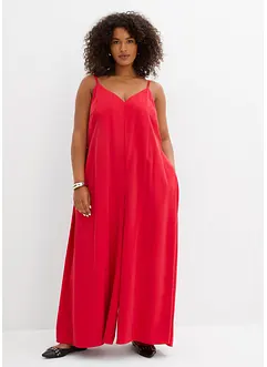 Jumpsuit mit verstellbaren Trägern aus Viskose-Mix, bonprix