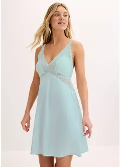 Negligé mit glänzendem Material, bonprix