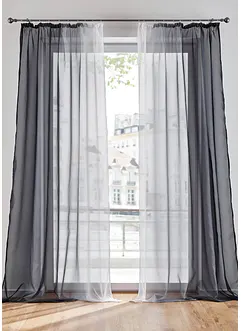 Gardinen aus leichtem Voile, auch in extralang (2er Pack), bonprix