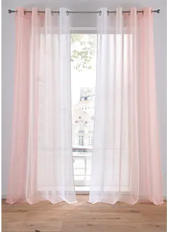 Voilages avec dégradé (2 pces), bonprix