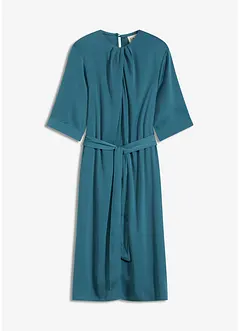 Robe midi en satin brillant, bonprix