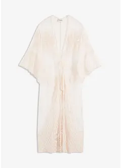 Kimono de plage transparent avec dentelle, bonprix