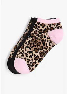 Lot de 3 paires de socquettes en coton mélangé, bonprix
