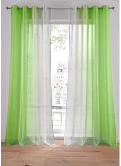 Voilages avec dégradé (2 pces), bonprix