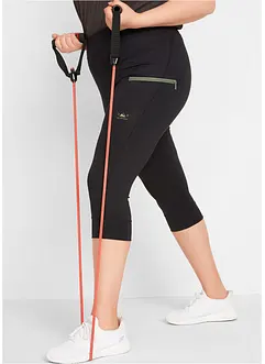 Funktions-Capri-Leggings, schnelltrocknend, bonprix