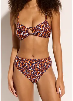 Highwaist-Bikinihose mit hohem Beinausschnitt, bonprix