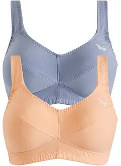 BH ohne Bügel mit Bio-Baumwolle (2er Pack), bonprix
