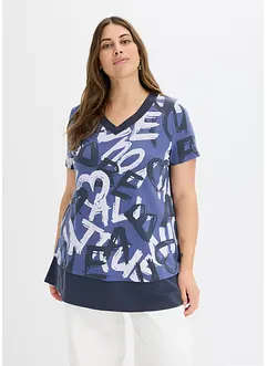 T-shirt long à manches courtes, bonprix