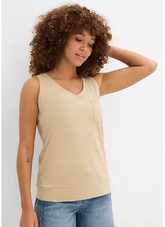 Tanktop aus reiner Bio-Baumwolle (2er Pack), bonprix