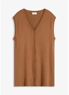 Long-Feinstrickweste, bonprix