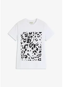 T-Shirt mit Leoprint, bonprix