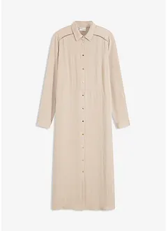 Hemdblusenkleid mit Leiterspitze, bonprix