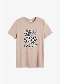 T-Shirt mit Leoprint, bonprix