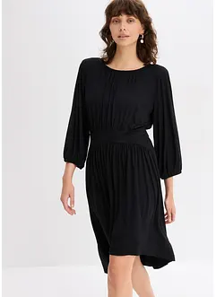 Jerseykleid mit Raffungen, bonprix